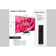 SAMSUNG 77 Class S90C OLED 4K Smart TV QN77S90CAFXZA 2023