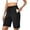 Black, variant on Women's Lightweight Hiking Cargo Shorts Quick Dry Athletic Shorts for Camping Travel Golf with Zipper Pockets Water Resistant