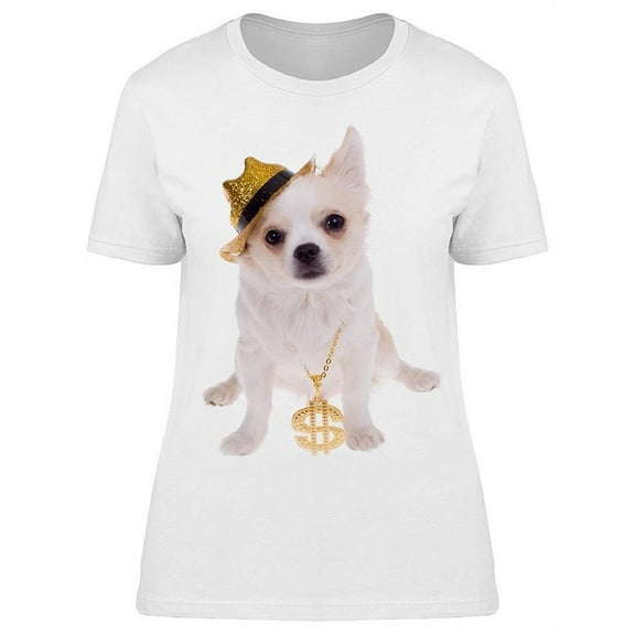 Rich Chihuahua T-Shirt Women -Image by Shutterstock, Female x-Large