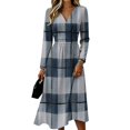 thumbnail image 2 of Floral Dress for Women Plus Size Flowy Casual V Neck Wrap Dress Long Loose Casual Floral Dresses, 2 of 6
