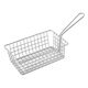 thumbnail image 1 of Generic Canasta de freír rectangular multifuncional para papas fritas y snacks, mango de 10.2 cm, material electrolítico 201, color plateado, tamaño compacto., 1 of 6