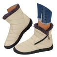 thumbnail image 3 of YLYL Snow Boots for Women Waterproof No Slip Comfortable Warm Fur Lined Slip on Winter Outdoor Ankle Booties, 3 of 9