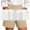thumbnail image 3 of Favoffer Women Business Work Dress Shorts High Waist Front Pleated Bottoms Slim Tailored Casual Shorts with Pockets for Office Commuter, 3 of 9
