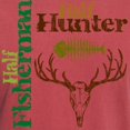 thumbnail image 3 of CafePress - Half Hunter Half Fisherman1 Men's Comfort Colors® - Mens Comfort Colors Shirt, 3 of 5