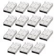 thumbnail image 1 of Unique Bargains PCB USB Connector A Type 2.0 Male Jack 90 Degree Bend Foot 15Pcs, 1 of 4
