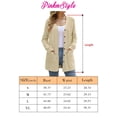 thumbnail image 6 of ADREAMLY Cardigan Coat with Pockets for Women Button Down Long Sleeve Sweater Casual Lightweight Knit Outwear, 6 of 6