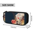 thumbnail image 3 of Xecao Poker Chips print Fanny Pack Belt Bag for Women and Men, Fashionable Waterproof Waist Pack with Adjustable Strap for Traveling, Hiking, Jogging, Cycling, 3 of 5