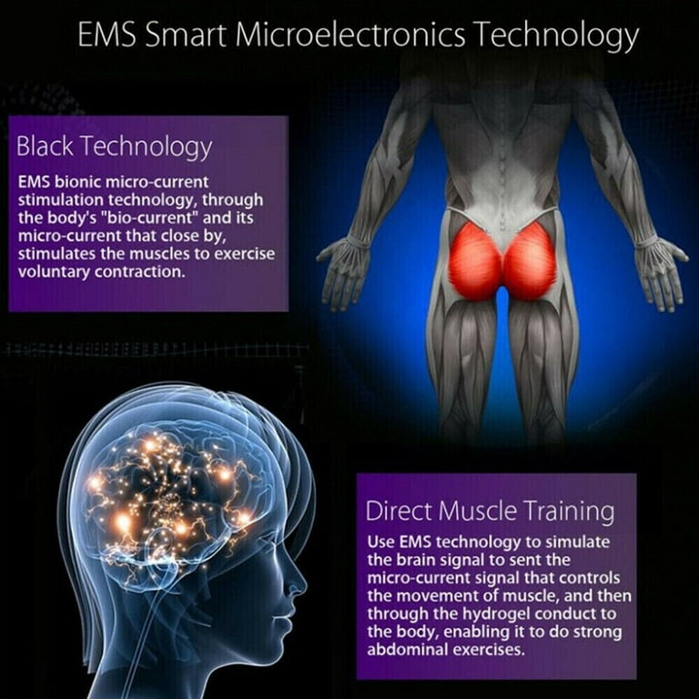 Smart EMS Muscle Hip Waist Trainer Buttock Butt Lifter Stimulator Bikini  Body