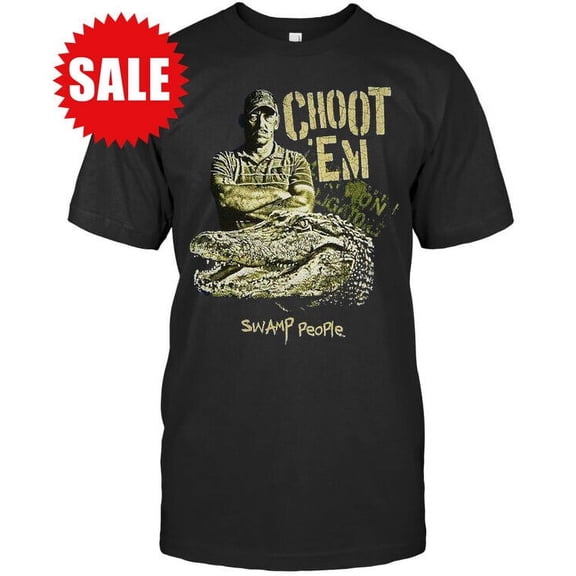 Vtg Choot Em Swamp People T-shirt SP67484