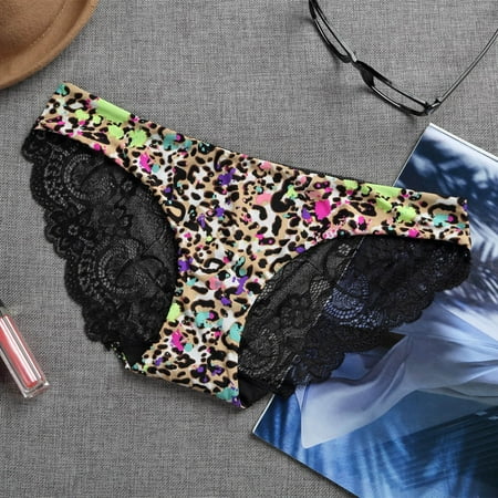

Medcursor Cotton Thongs For Women Lace Womenâs Underwear Breathable No Show T Back Tanga Panties