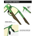thumbnail image 4 of Gafas de bloqueo de luz azul ANYLUV para hombre Al-Mg Metal, 4 of 8