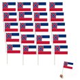 thumbnail image 2 of Bandera De Mano De De Mississippi, Estados Unidos, Palo De Mano Con Diseño De Papel Laminado De Doble Cara, Impresión Transparente Para Fiesta En Casa20 Piezas Scienceny HA015644-00, 2 of 7