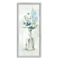 thumbnail image 5 of Carol Robinson Wild Blue Cornflowers Glass Jug Indoors Floral Bouquet 13 in x 30 in Framed Painting Art Print, by Stupell Home Décor, 5 of 5
