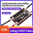thumbnail image 2 of K99 Mini Kit de bricolaje de soldador por puntos automático 99 Ajuste de marcha 0,1-0,3 mm Hoja de níquel Batería de litio 18650, 2 of 5