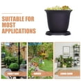 thumbnail image 3 of MERRYHAPY 3Jgo Macetas Negras Para Jardinería De Suculentas Con Y Incorporada, 3 of 8