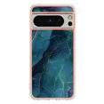 thumbnail image 2 of Nalacover for Google Pixel 8 Pro Marble Pattern Slim Case Compatible with MagSafe Wireless Charging, Soft Silicone/TPU Shockproof Non-Yellowing Lightweight Protective Cover, Green, 2 of 11