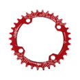 thumbnail image 1 of Sonducket Rueda de cadena Universal para bicicleta de montaña, ruedas de cadena de aleación de aluminio, modificaciones de reparación de paso de Ciclismo Rojo 34T Sonducket OD025956-05, 1 of 6