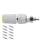 thumbnail image 2 of Zócalo de poste de unión tipo banana, 10 piezas de 4 mm, conector tipo banana, adaptador de terminal tipo banana, uso conveniente, 2 of 9