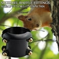 thumbnail image 3 of Squirrel Baffle Accessory for Bird Houses and Bird Feeder Pole, Pole Mounted Buckle Stopper for Bird House Guard, Pole Mounted Buckle P3T2, 3 of 6