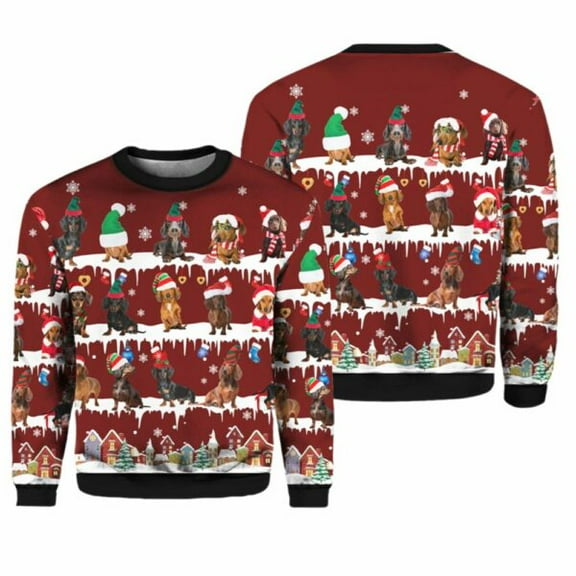 Dachshund Lover Ugly Christmas Sweater
