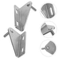 SEXAGESIMO 2Pcs Freezer Hinges for Small Fridge Door Replaceable