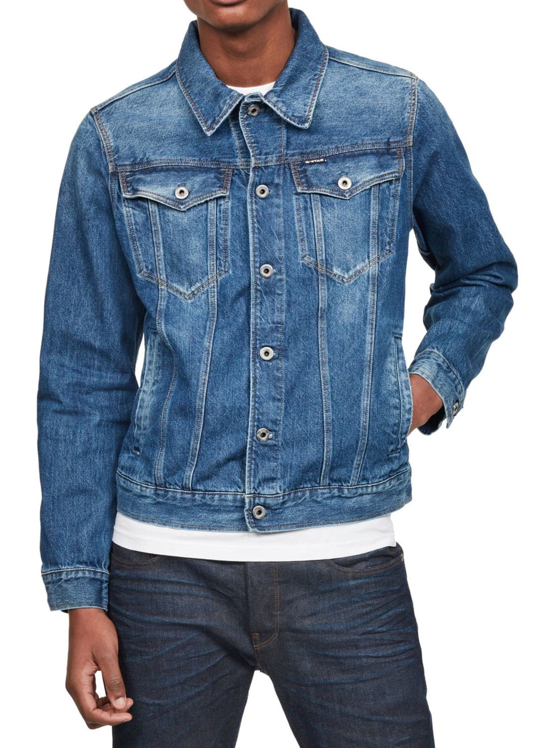 G-Star Raw Mens Denim Trucker Jacket 