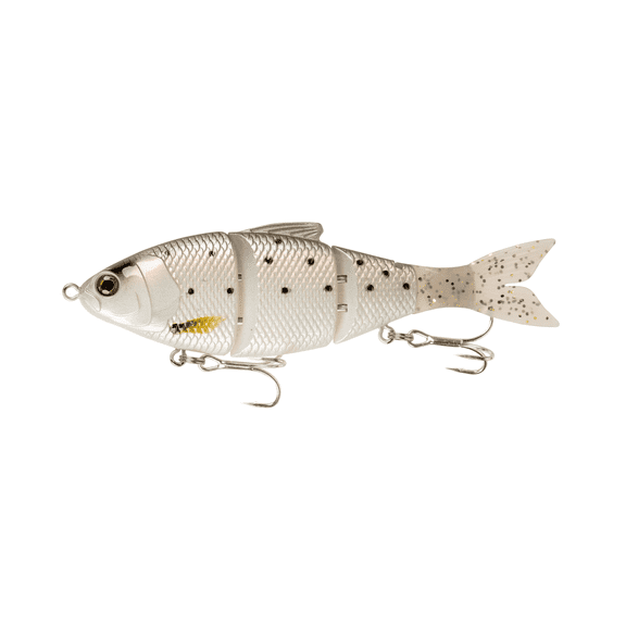 6th Sense Trace 5 in Saltwater Swimbait Fishing Lure 3-Joint Slow Sink Baitfish Profile with Treble Hooks