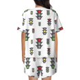 thumbnail image 4 of Womens Pajama Sets With Pocket, cute traffic light Pattern Lounge Sets Short Sleeve Sleepwear PJ Sets for Women, 4 of 6