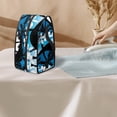 thumbnail image 3 of HELLHERO Travel Irons Organizer Coconut Tree Floral Pattern Travel Case and Hair Styling Tool, Case Only, 3 of 6