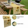 thumbnail image 5 of Yellow Sunshine Sunflower Table Runner - 36 Inch Long, Kitchen Dining Table Runner Dresser Scarves, Pastoral Bees Farmhouse Floral Farmhouse Decor for Coffee Tables Wedding Party Banquet, 5 of 8