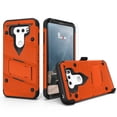 thumbnail image 2 of ZIZO BOLT Series LG V30 Case Military Grade Drop Tested with Tempered Glass Screen Protector, Holster LG V35 ThinQ Case ORANGE BLACK, 2 of 6