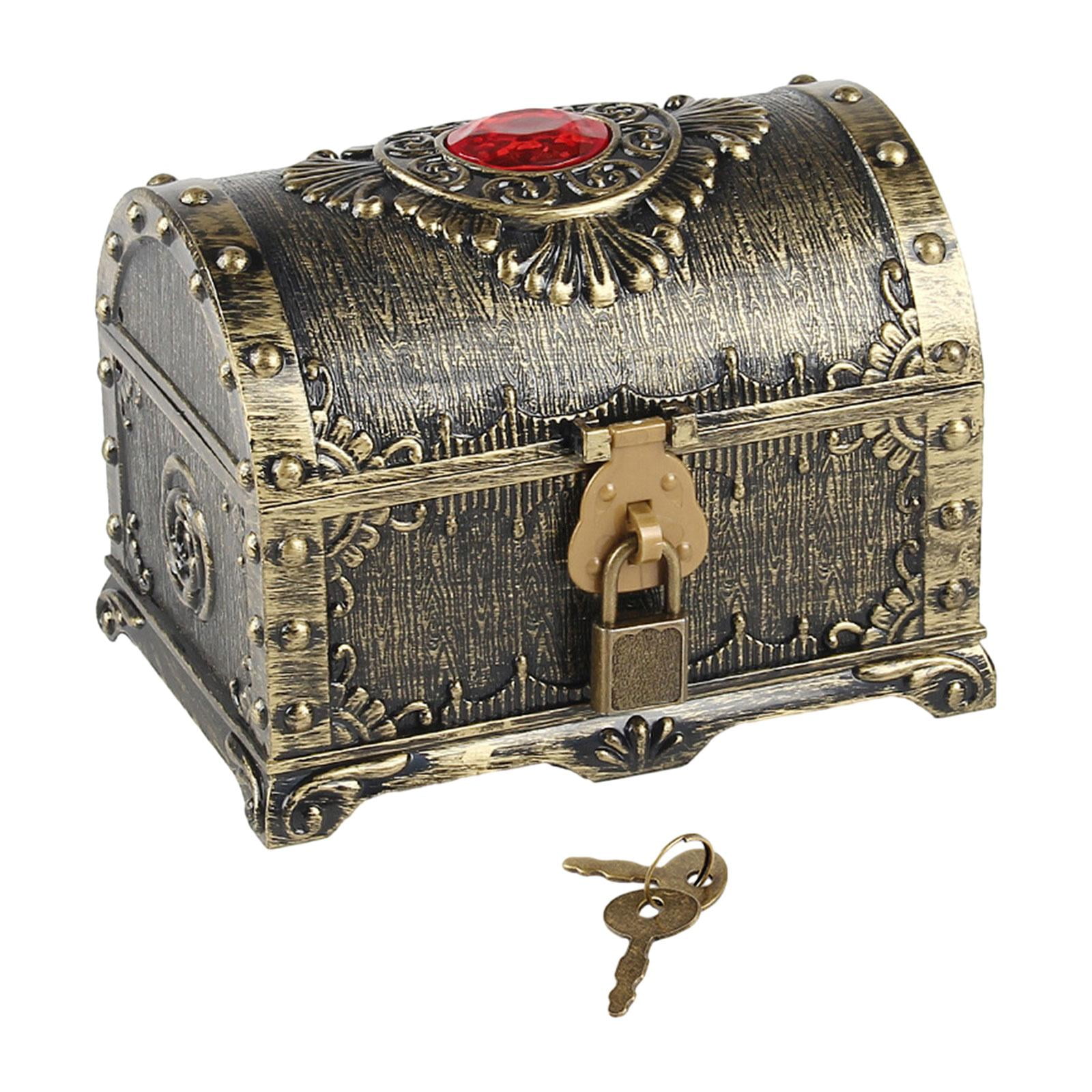 GUOOL Adventure Treasure Chest Pirate Treasure Chest Props Jewelry