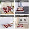 thumbnail image 5 of Pofeuu Buffalo Plaid Love And Gnome Print Flannel Doormats Rug16"x24"Rug Washable Doormats Indoor Outdoor Rugs for Layered Front Door Mats, Porch, Kitchen, Entryway, 5 of 7