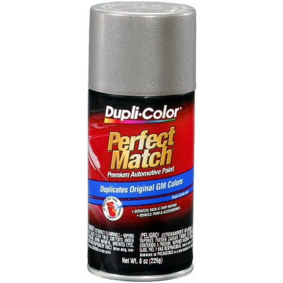 Dupli-Color BGM0490 Pewter Metallic General Motors Exact-Match Automotive Paint - 8 oz. Aerosol