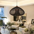 thumbnail image 5 of Arturesthome Rattan Pendant Light Wabi Sabi Style Retro Dining Room Chandelier, 5 of 11