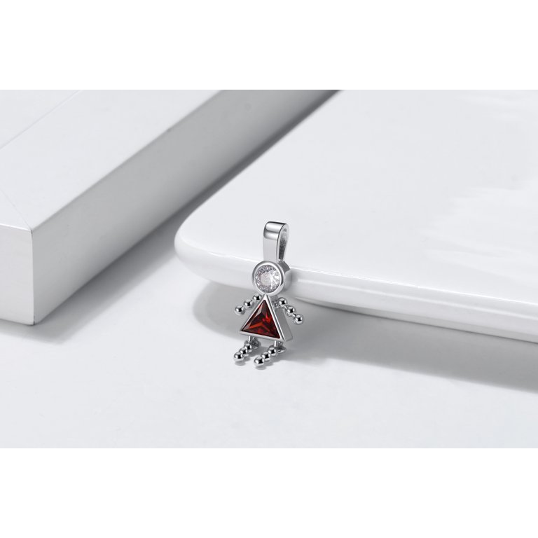 Baby Kids CZ Birthstone Pendant Charm for Grandma or Mother Ginger Lyne  Collection