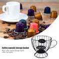 thumbnail image 4 of Termo Cesta de almacenamiento universal para cápsulas de café, organizador de tazas de café (negro) Likrtyny Libre de BPA, 4 of 6