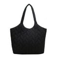 thumbnail image 1 of Bolsa acolchados para mujer con asa superior de moda Nylon Elegante para el trabajo (Negro) Sywqhk Para Estrenar, 1 of 9