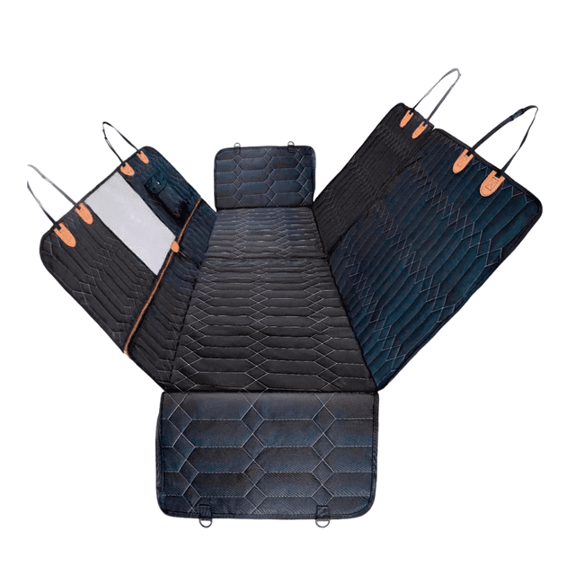 Protector De Cubre Asientos Para Mascotas Lab.G Impermeable Negro Funda Cubre Asiento