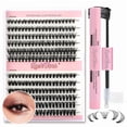 thumbnail image 2 of Cils 240 Pcs Colle pour Cils en Grappe et Joints Outils de Maquillage Kit d'Extension de Cils Bricolage pour Coller les Cils Colle Accessoires de Colle, 2 of 4
