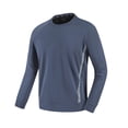 thumbnail image 1 of FAIWAD Long Sleeve Tops for Men Solid Color Quick Dry Lightweight Athletic Workout Running Pullover Tees, 1 of 8