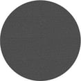 thumbnail image 1 of Ahgly Company Tapis Rond Lavable en Machine Intérieur Transitionnel Gris Foncé, 3 Pieds Rond, 1 of 7