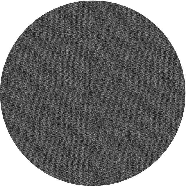 Ahgly Company Tapis Rond Lavable en Machine Intérieur Transitionnel Gris Foncé, 3 Pieds Rond