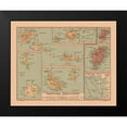 thumbnail image 2 of Martine 24x20 Black Modern Framed Museum Art Print Titled - Portuguese Possessions 1903 - Martine 1904, 2 of 5