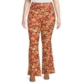 thumbnail image 4 of No Boundaries Juniors Plus Size Flare Pants, 2-Pack, 4 of 5