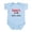 Sky Blue, variant on CafePress - Danger Is My Middle Name Infant Bodysuit - Baby Light Bodysuit, Size Newborn - 24 Months