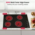 thumbnail image 2 of Gasland Chef 30 In Radiant Electric Cooktop with 4 Burners, ETL Approved, Knob Control, 240V, 2 of 7