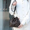 thumbnail image 4 of Trendy Large Capacity PU Crossbody Bag, Lightweight Drawstring Bucket Design for Women, Fashion Commute & Work, Multiple Colors Available, 4 of 8