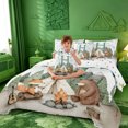 thumbnail image 4 of meiyoeat Happy Camping Letter Print 7-Piece Twin Bedding For Boys,Travel Adventure Camper Bedding Comforter Set,Polkadot Reversible, 4 of 7