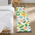 thumbnail image 3 of Yayeee Runner Rug for Bedroom 2'x6' Machine Washable Hallway Non Slip Mat, Retro Blue Floral, 3 of 8